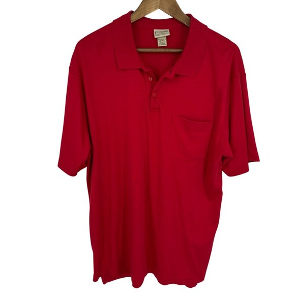 L.L. Bean Lot of 3 Mens Short Sleeve Polo Shirts Size L Tall - Picture 7 of 16